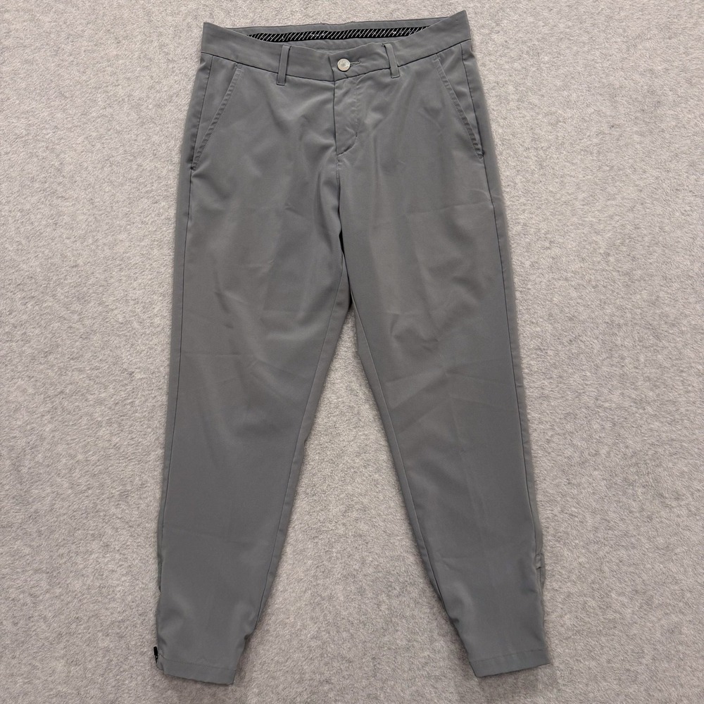 Primo Pants Mens 30 Short Light Gray Golf Jogger